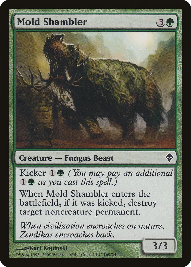 Mold Shambler — Zendikar — Magic: The Gathering