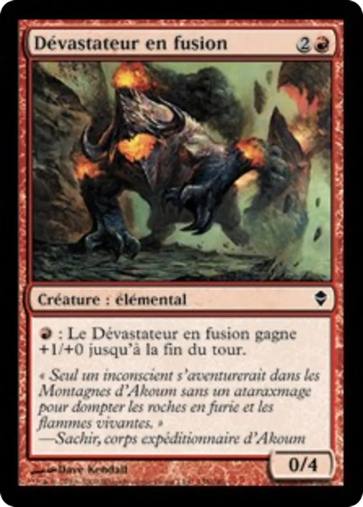 Dévastateur en fusion — Zendikar — Magic: The Gathering