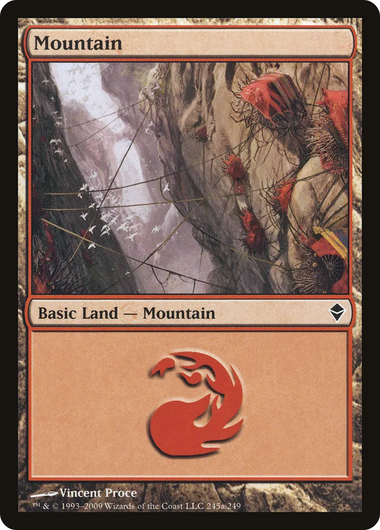 Mountain — Zendikar — Magic: The Gathering