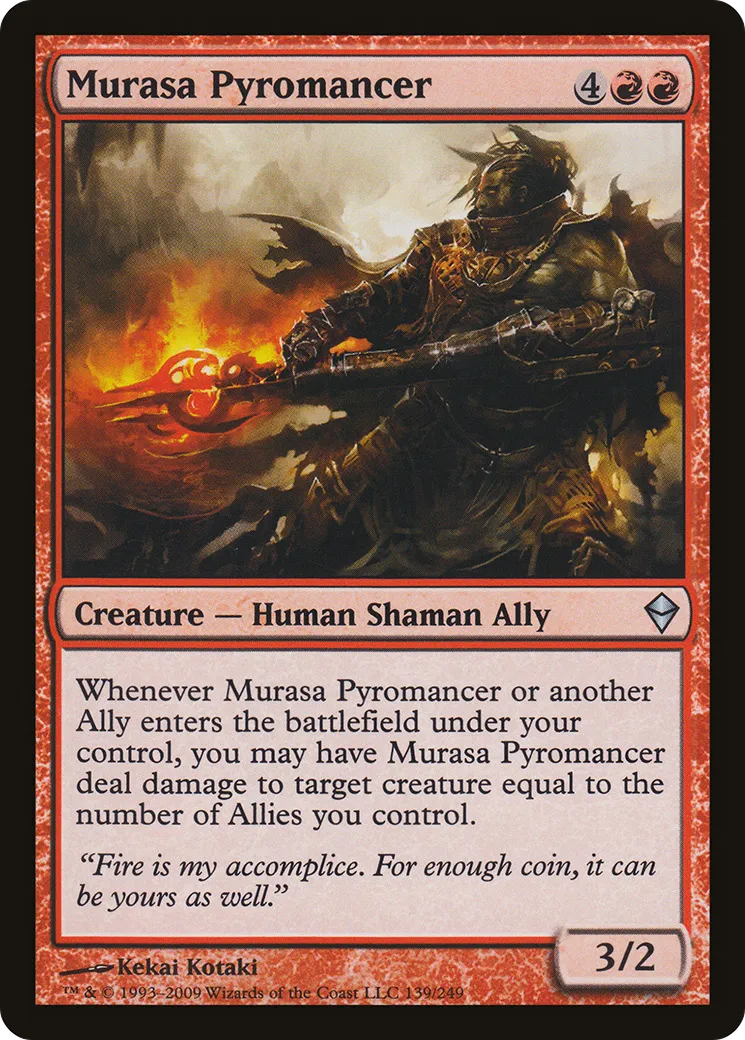 Pyromancien de Murasa — Zendikar — Magic: The Gathering