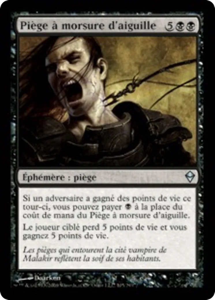 Piège à morsure d'aiguille — Zendikar — Magic: The Gathering