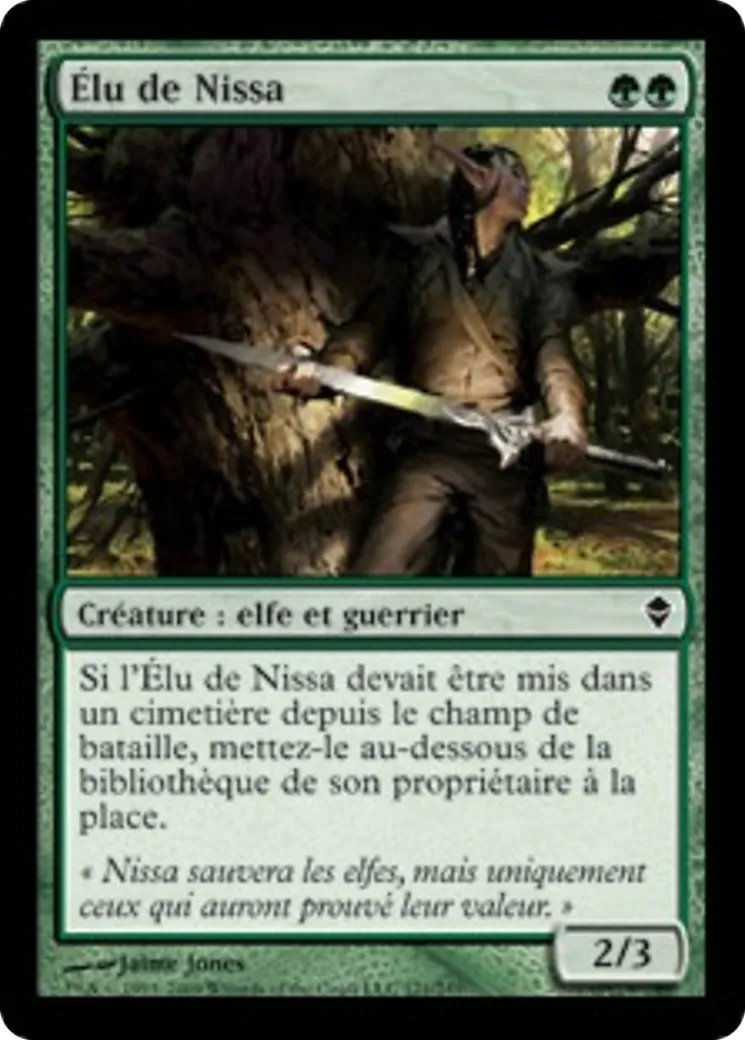 Élu de Nissa — Zendikar — Magic: The Gathering