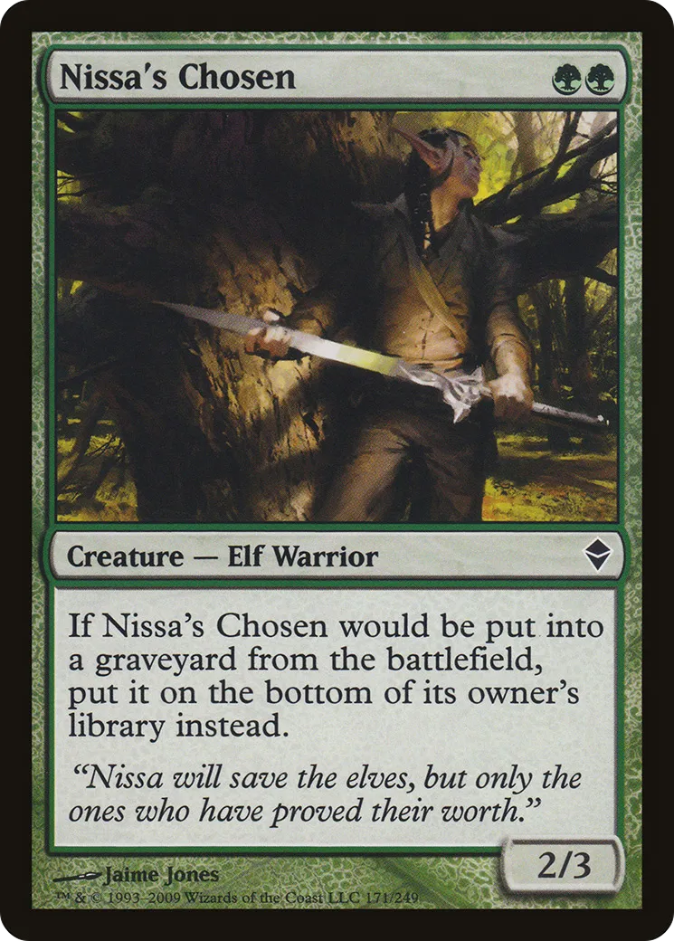 Élu de Nissa — Zendikar — Magic: The Gathering