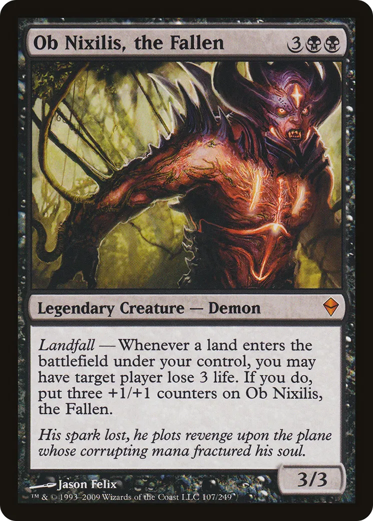 Ob Nixilis, the Fallen — Zendikar — Magic: The Gathering