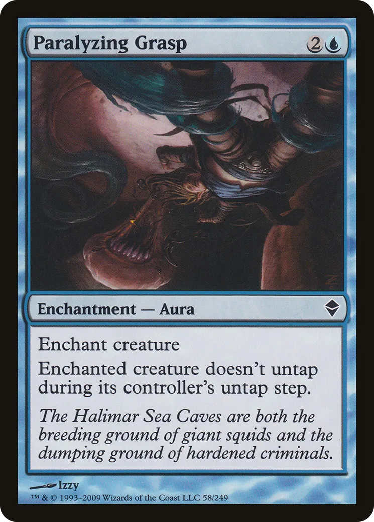 Emprise paralysante — Zendikar — Magic: The Gathering