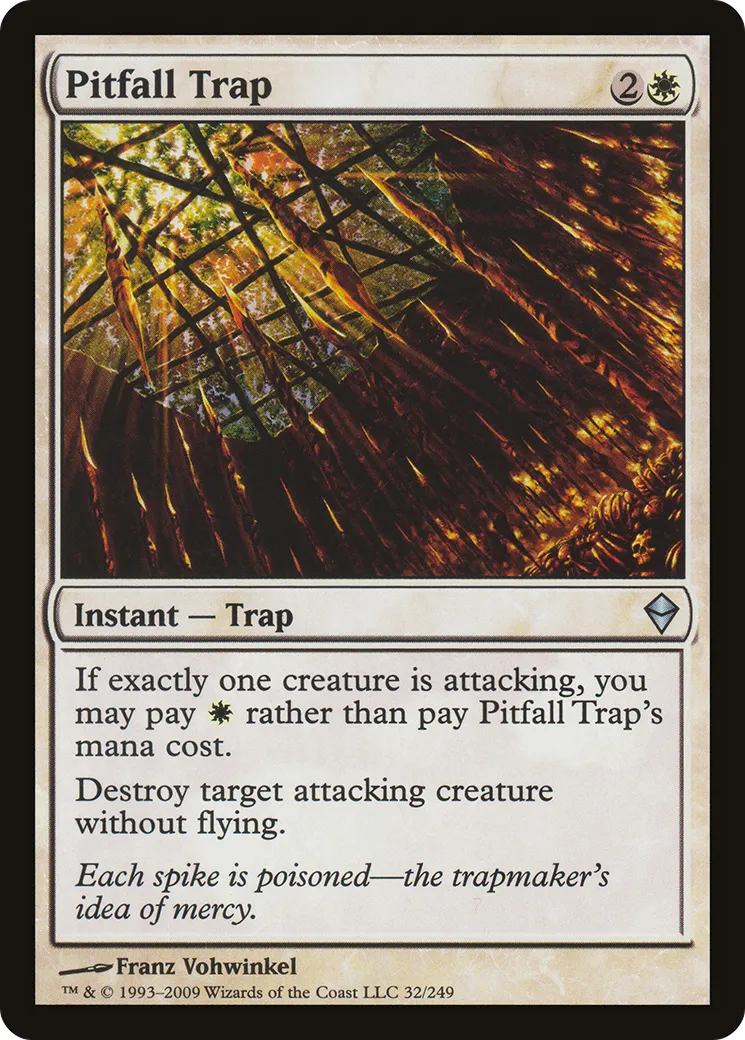 Piège à fosse — Zendikar — Magic: The Gathering