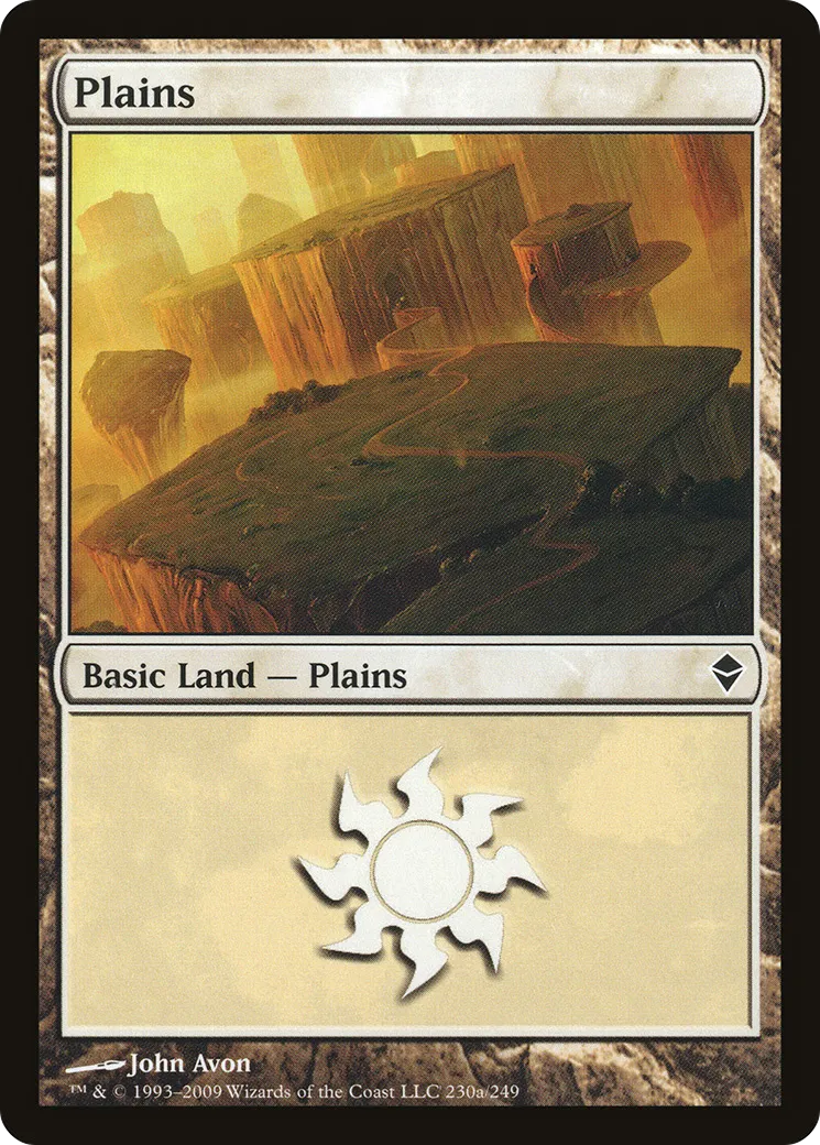 Plains — Zendikar — Magic: The Gathering