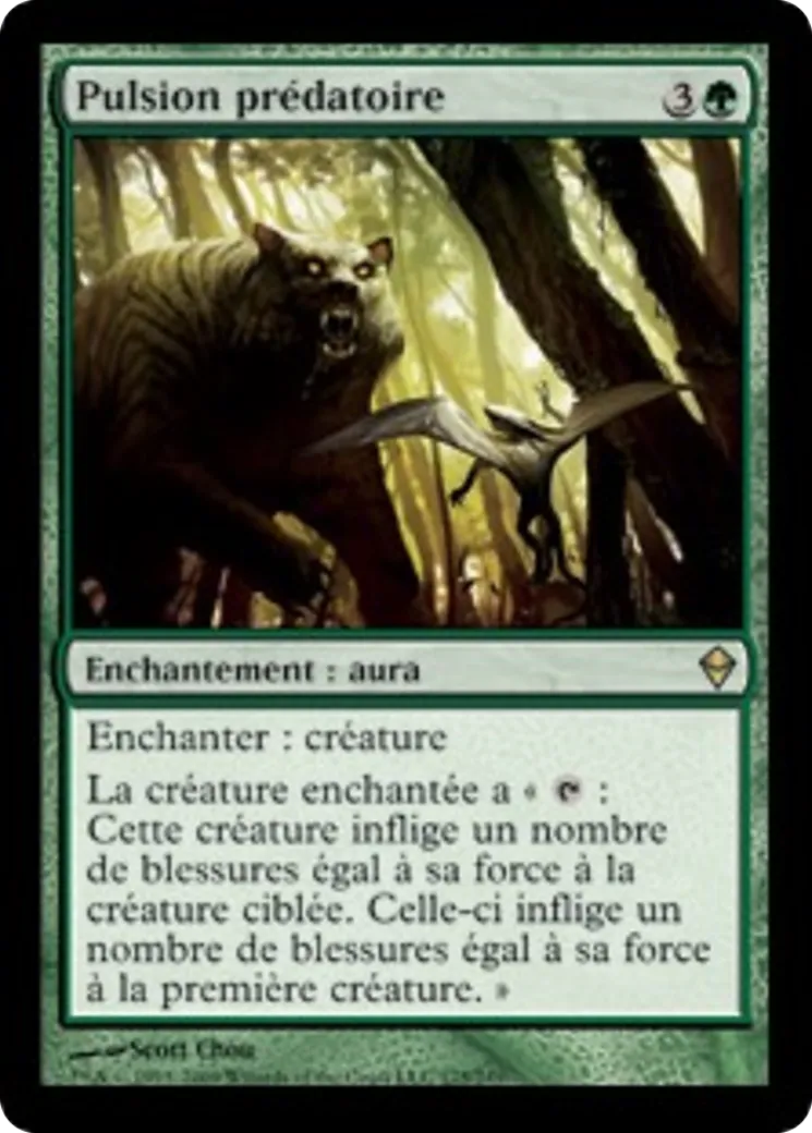 Pulsion prédatoire — Zendikar — Magic: The Gathering