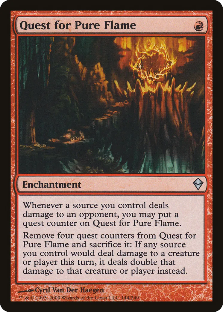 Quête de la Pure Flamme — Zendikar — Magic: The Gathering