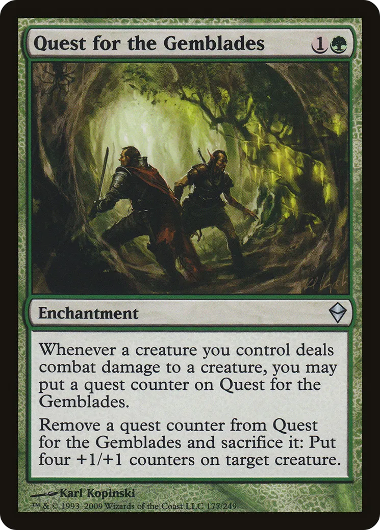 Quest for the Gemblades — Zendikar — Magic: The Gathering