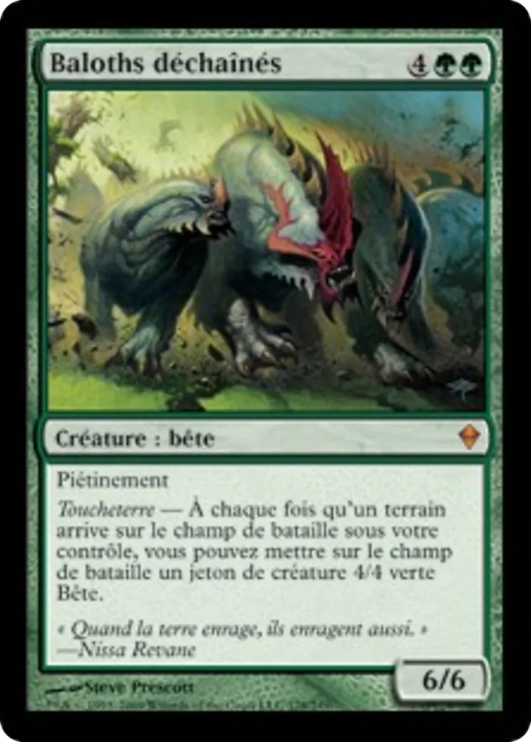 Baloths déchaînés — Zendikar — Magic: The Gathering