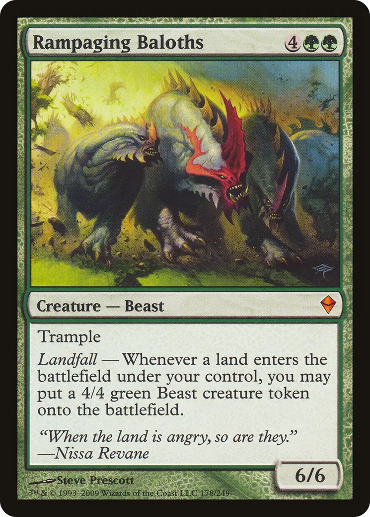 Rampaging Baloths — Zendikar — Magic: The Gathering