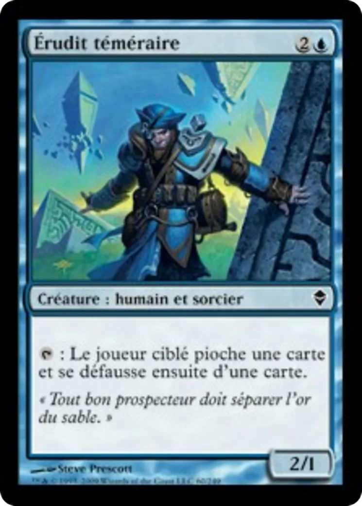 Érudit téméraire — Zendikar — Magic: The Gathering