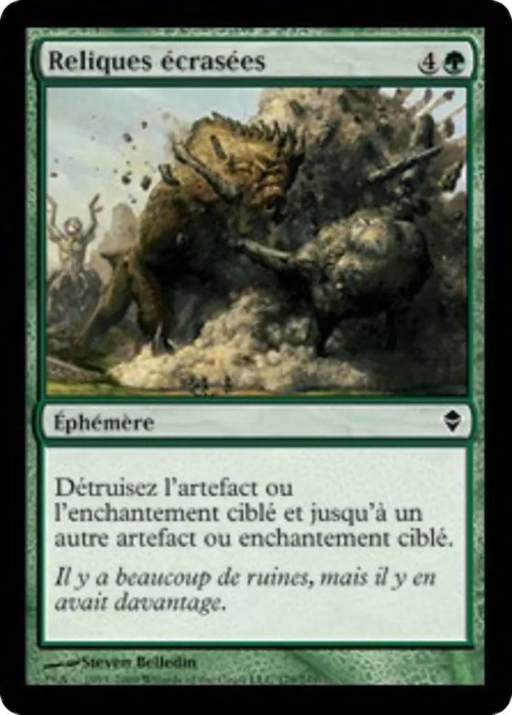 Reliques écrasées — Zendikar — Magic: The Gathering