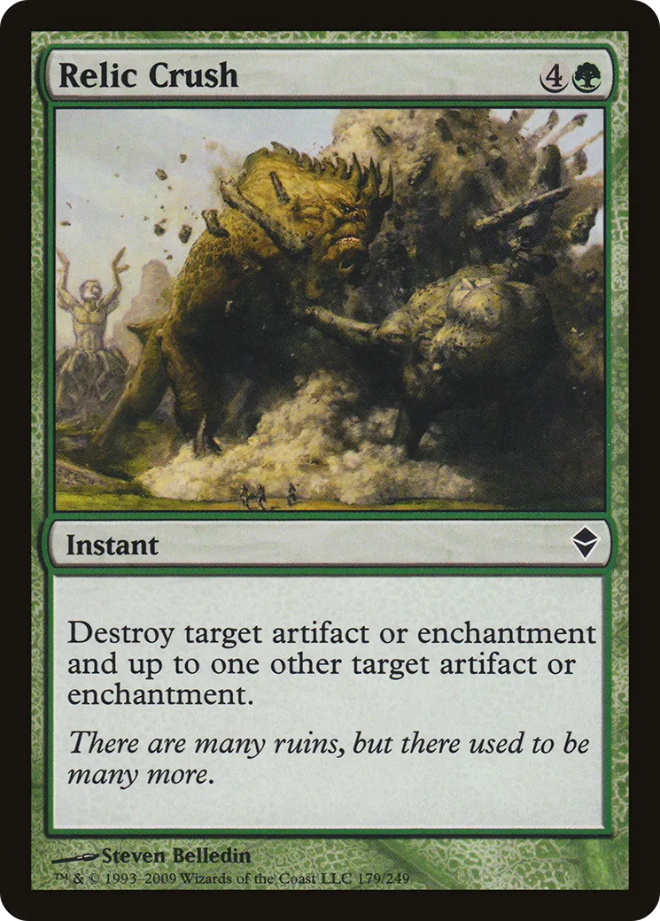 Relic Crush — Zendikar — Magic: The Gathering