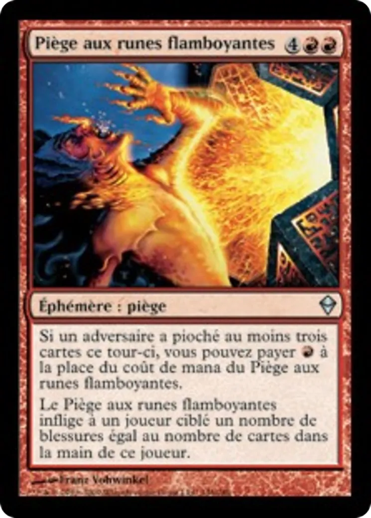Piège aux runes flamboyantes — Zendikar — Magic: The Gathering