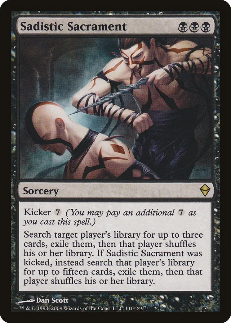 Sadistic Sacrament — Zendikar — Magic: The Gathering