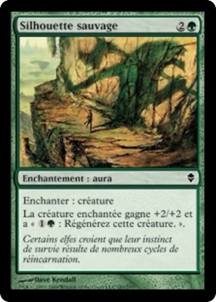 Silhouette sauvage — Zendikar — Magic: The Gathering