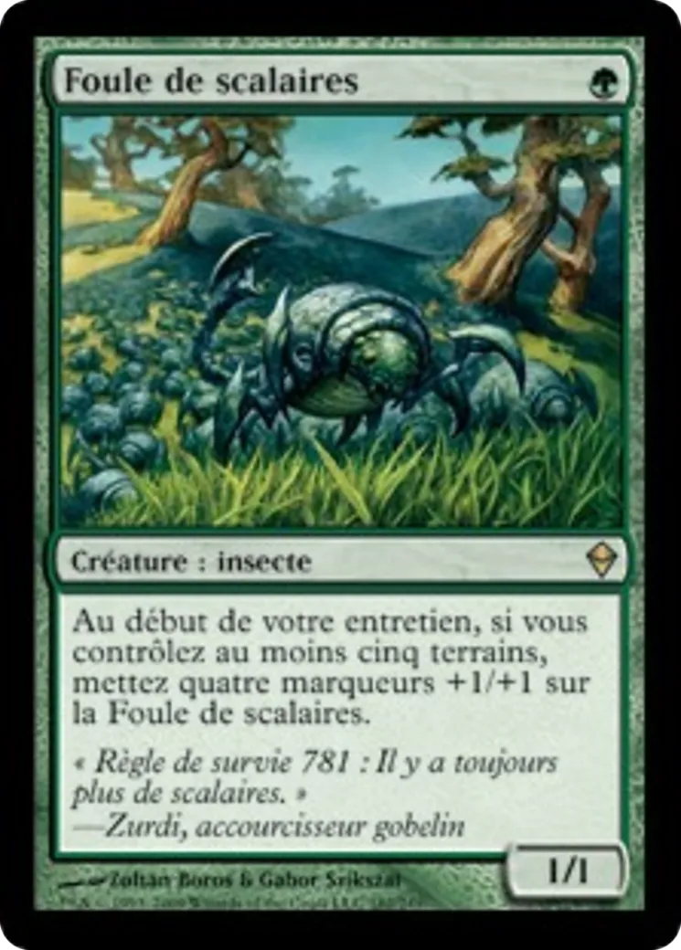 Foule de scalaires — Zendikar — Magic: The Gathering