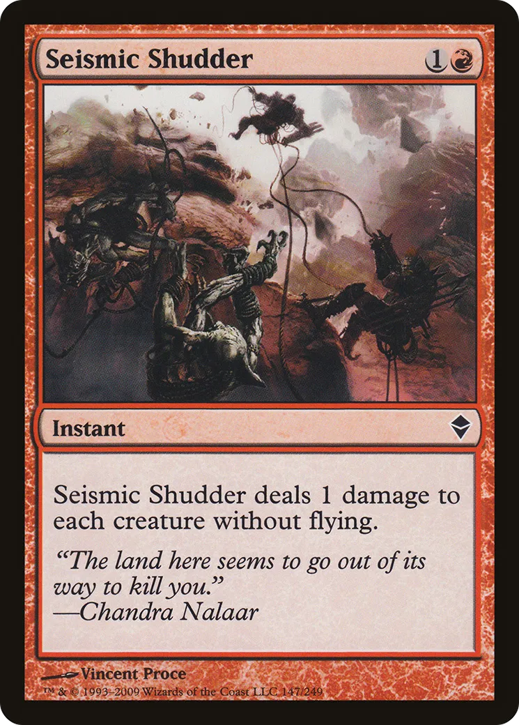 Seismic Shudder — Zendikar — Magic: The Gathering