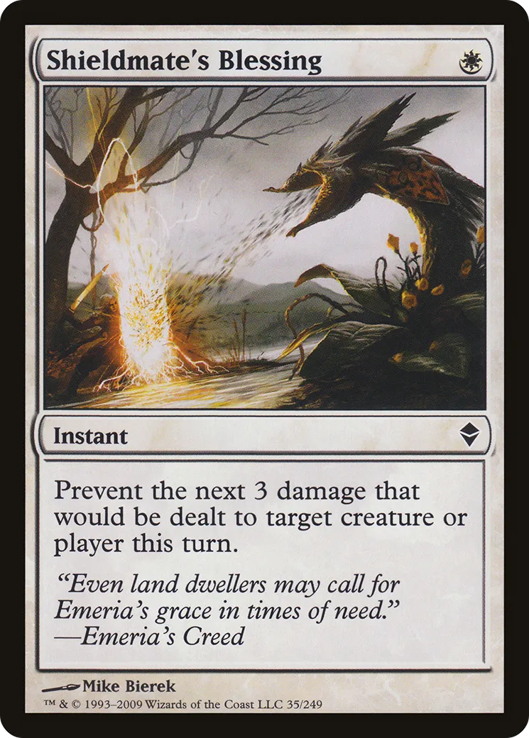 Shieldmate's Blessing — Zendikar — Magic: The Gathering