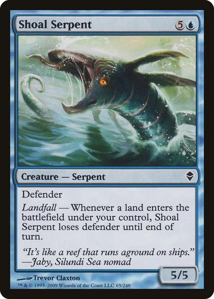 Shoal Serpent — Zendikar — Magic: The Gathering