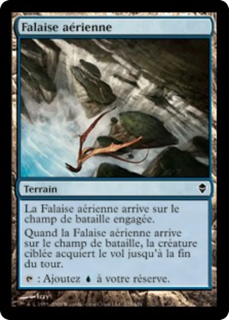 Falaise aérienne — Zendikar — Magic: The Gathering