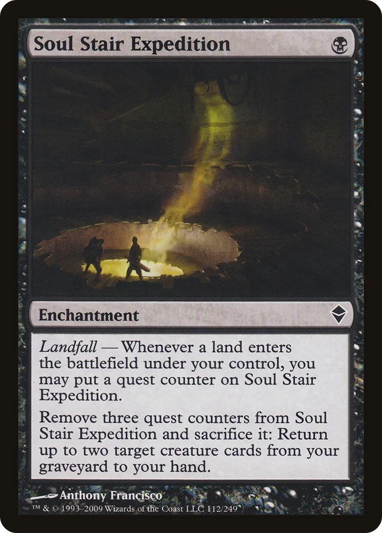 Expédition de l'Escalier aux âmes — Zendikar — Magic: The Gathering