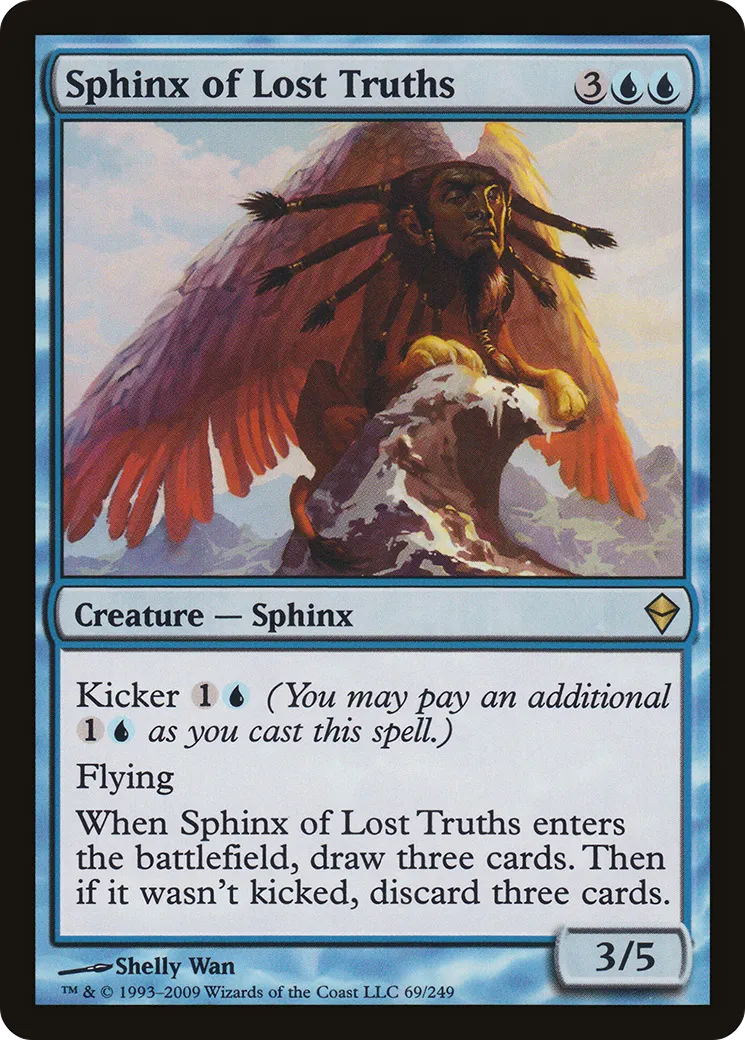 Sphinx of Lost Truths — Zendikar — Magic: The Gathering