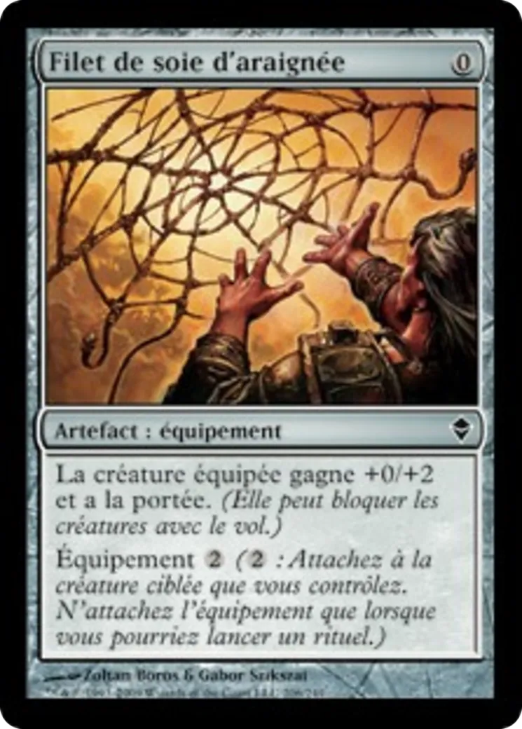 Filet de soie d'araignée — Zendikar — Magic: The Gathering