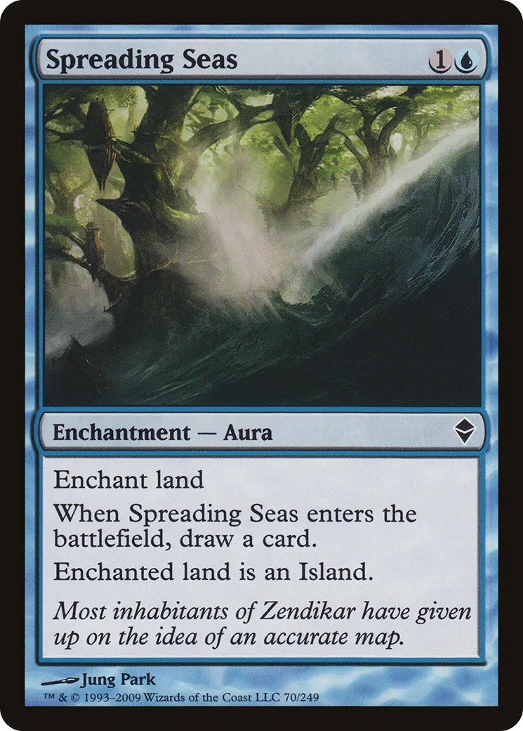 Mers envahissantes — Zendikar — Magic: The Gathering
