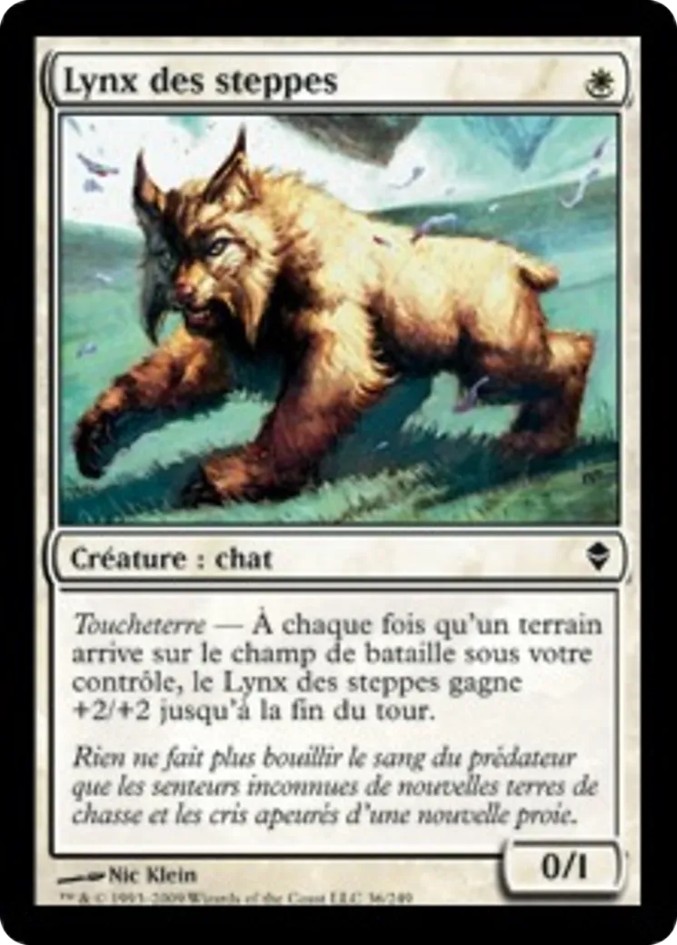 Lynx des steppes — Zendikar — Magic: The Gathering