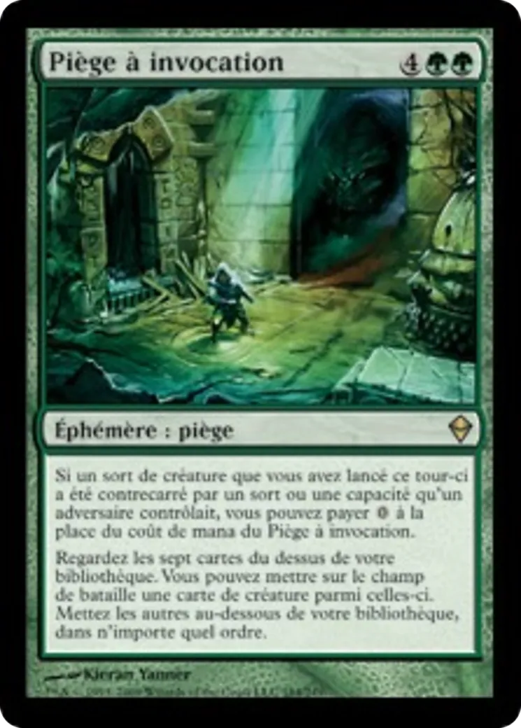 Piège à invocation — Zendikar — Magic: The Gathering