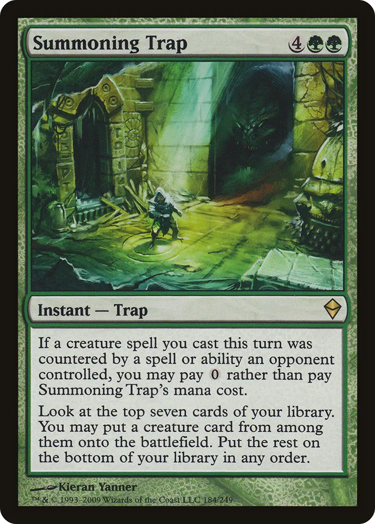 Piège à invocation — Zendikar — Magic: The Gathering