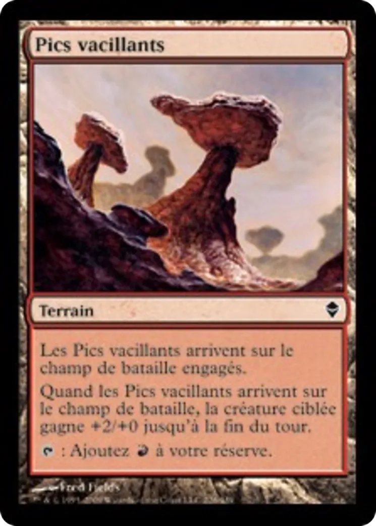 Pics vacillants — Zendikar — Magic: The Gathering