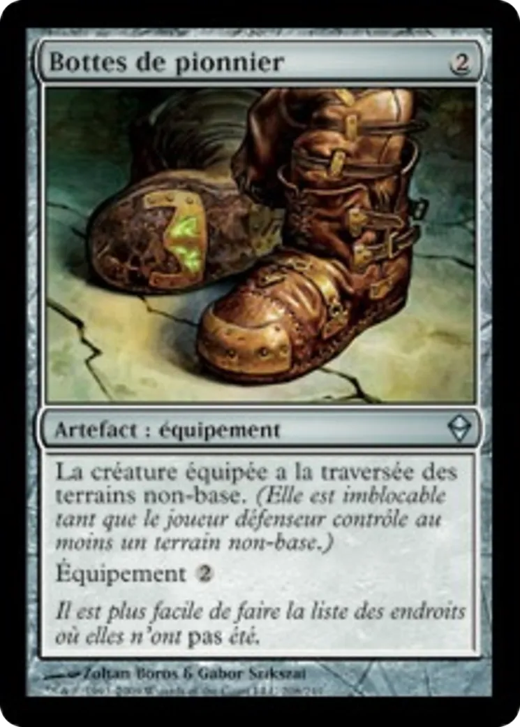Bottes de pionnier — Zendikar — Magic: The Gathering