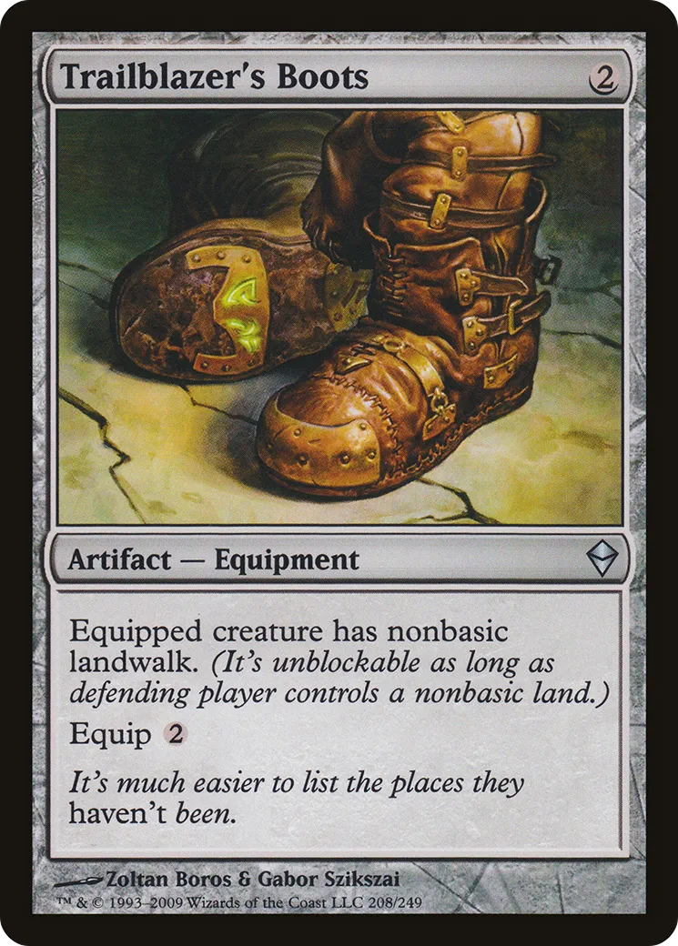 Trailblazer's Boots — Zendikar — Magic: The Gathering