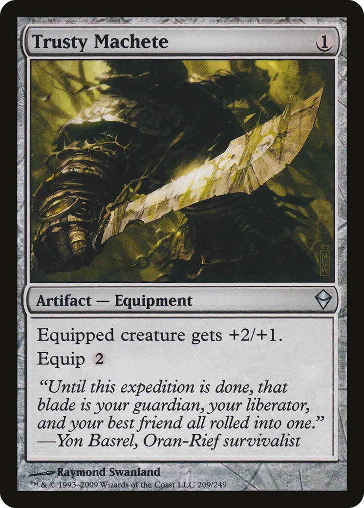 Machette fidèle — Zendikar — Magic: The Gathering