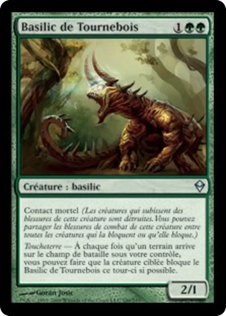 Basilic de Tournebois — Zendikar — Magic: The Gathering