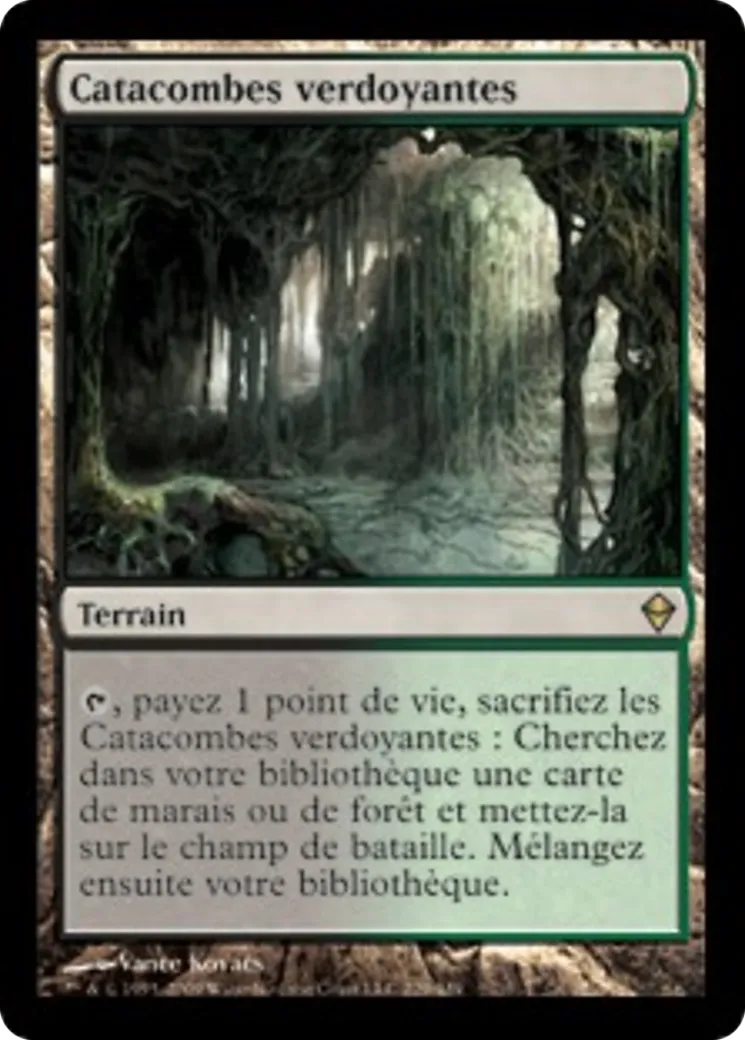 Catacombes verdoyantes — Zendikar — Magic: The Gathering