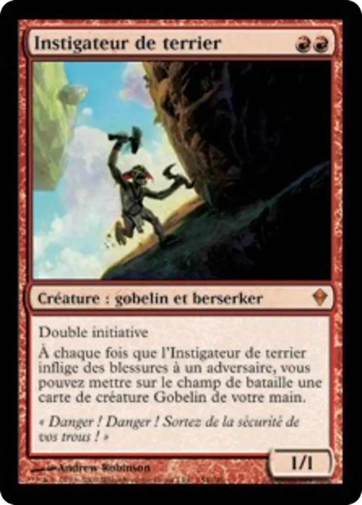 Instigateur de terrier — Zendikar — Magic: The Gathering