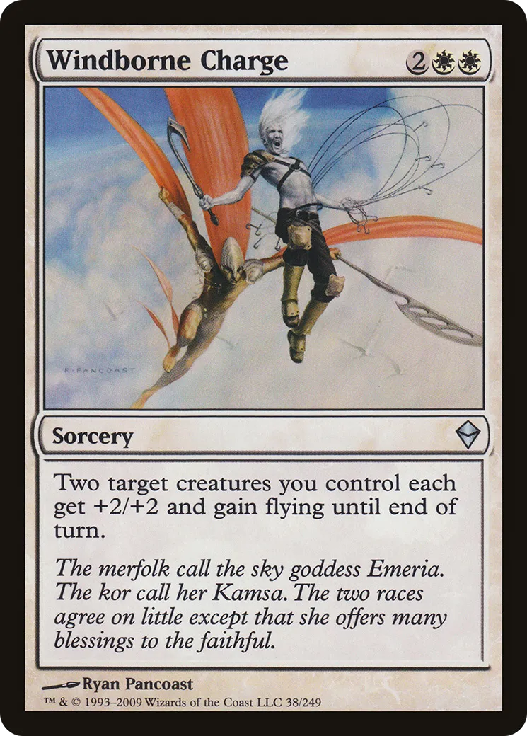 Windborne Charge — Zendikar — Magic: The Gathering