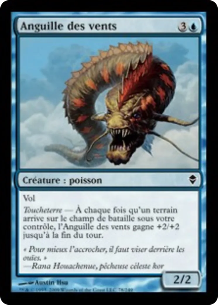 Anguille des vents — Zendikar — Magic: The Gathering