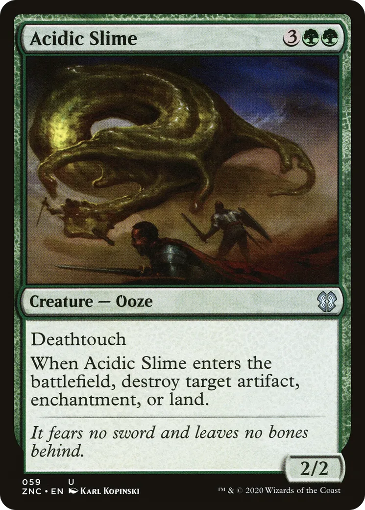 Boue acide — Zendikar Rising Commander — Magic: The Gathering