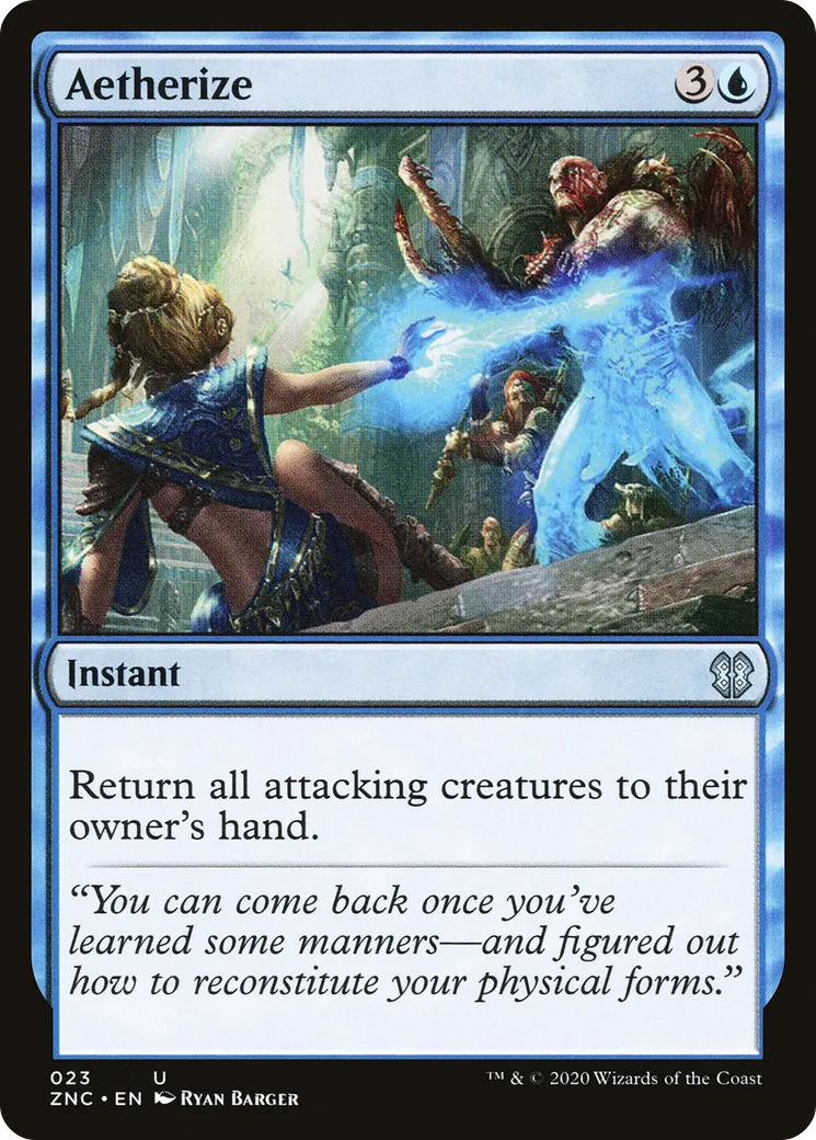 Aetherisation — Zendikar Rising Commander — Magic: The Gathering