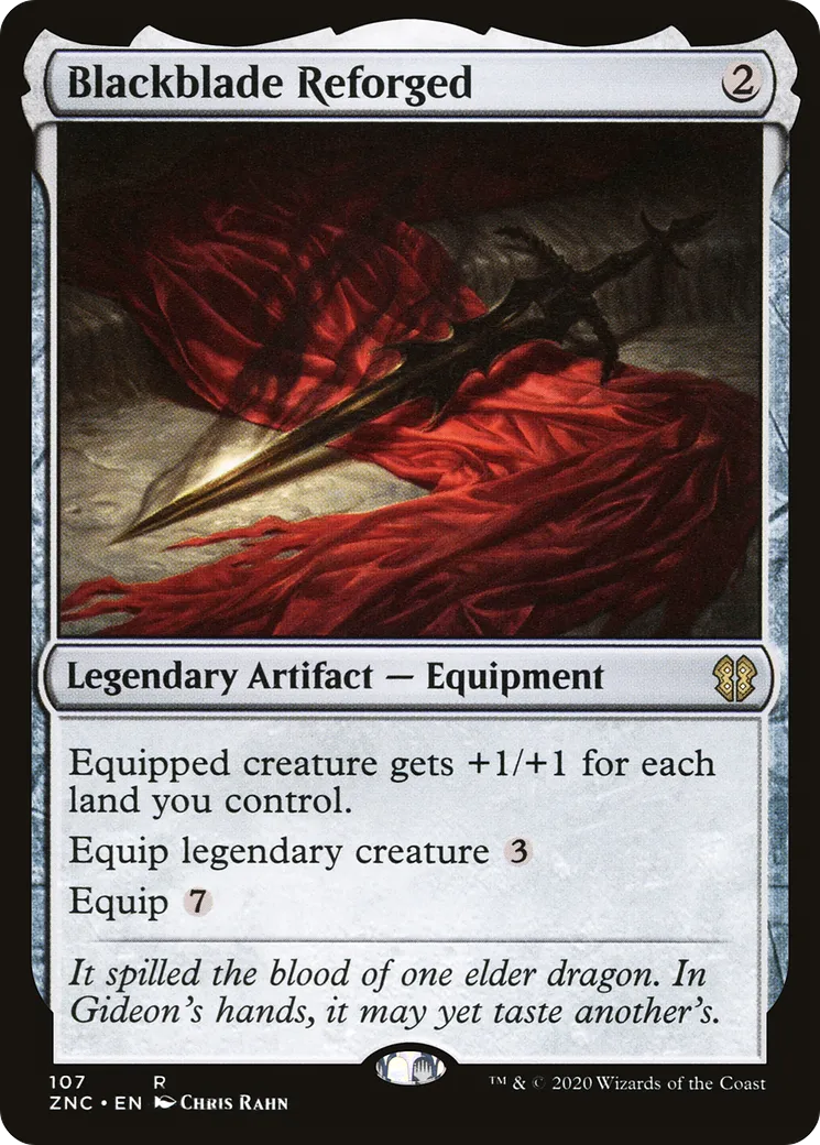 Blackblade Reforged — Zendikar Rising Commander — Magic: The Gathering