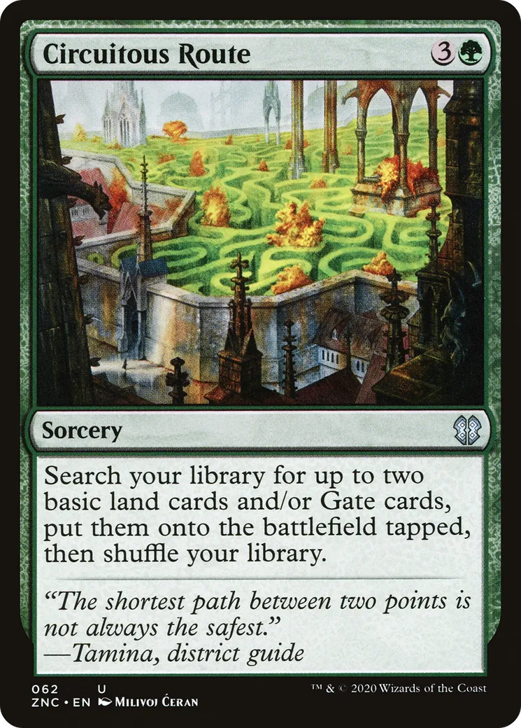 Circuitous Route — Zendikar Rising Commander — Magic: The Gathering