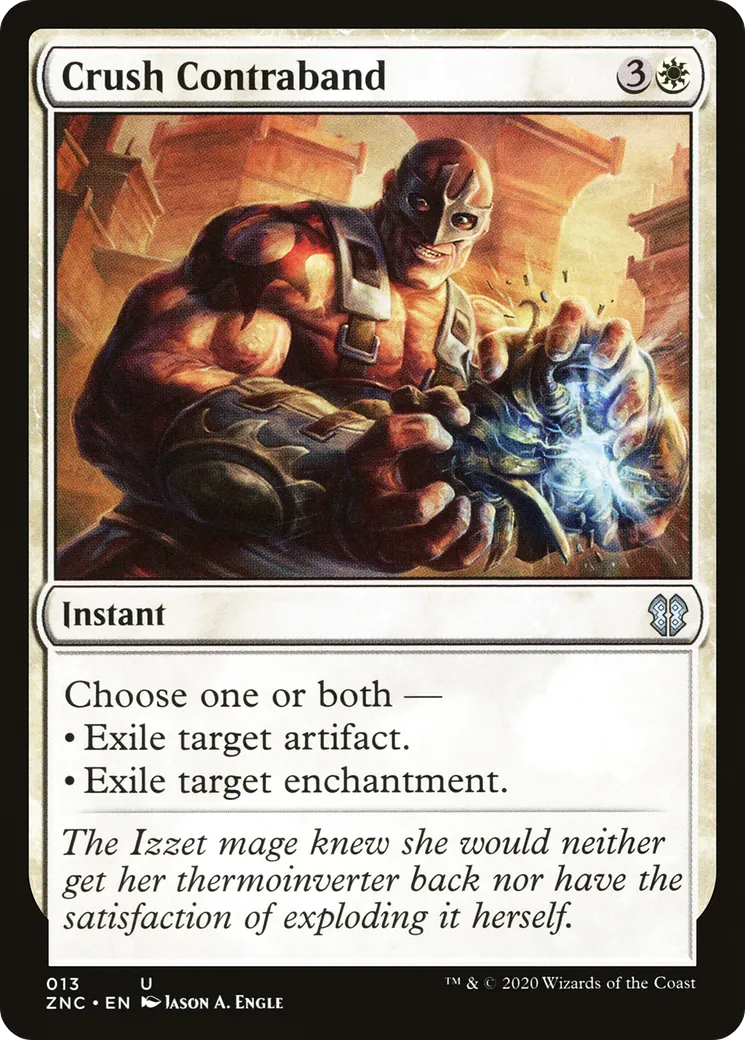 Crush Contraband — Zendikar Rising Commander — Magic: The Gathering