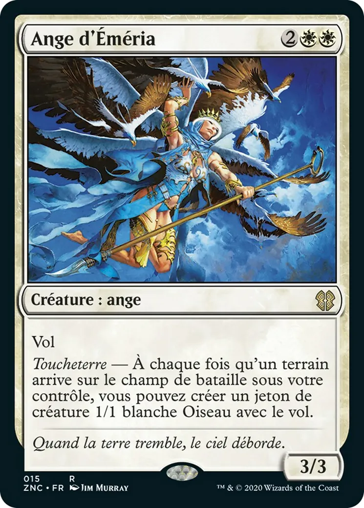 Ange d'Éméria — Zendikar Rising Commander — Magic: The Gathering