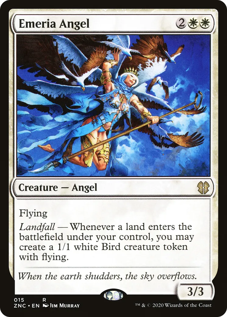 Emeria Angel — Zendikar Rising Commander — Magic: The Gathering